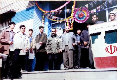 مراسم دهه فجر جمهوری اسلامی کشور عزیزمان ایران مهرآبادی زنجانی دبیرستان شهید محمد منتظری